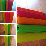 Fluorescent Corrugated Paper